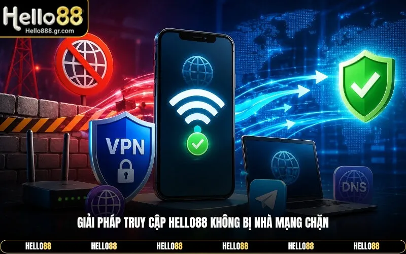 Giải Pháp Truy Cập Hello88 Không Bị Nhà Mạng Chặn