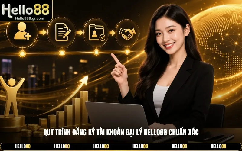 Quy Trình Đăng Ký Tài Khoản Đại Lý Hello88 Chuẩn Xác